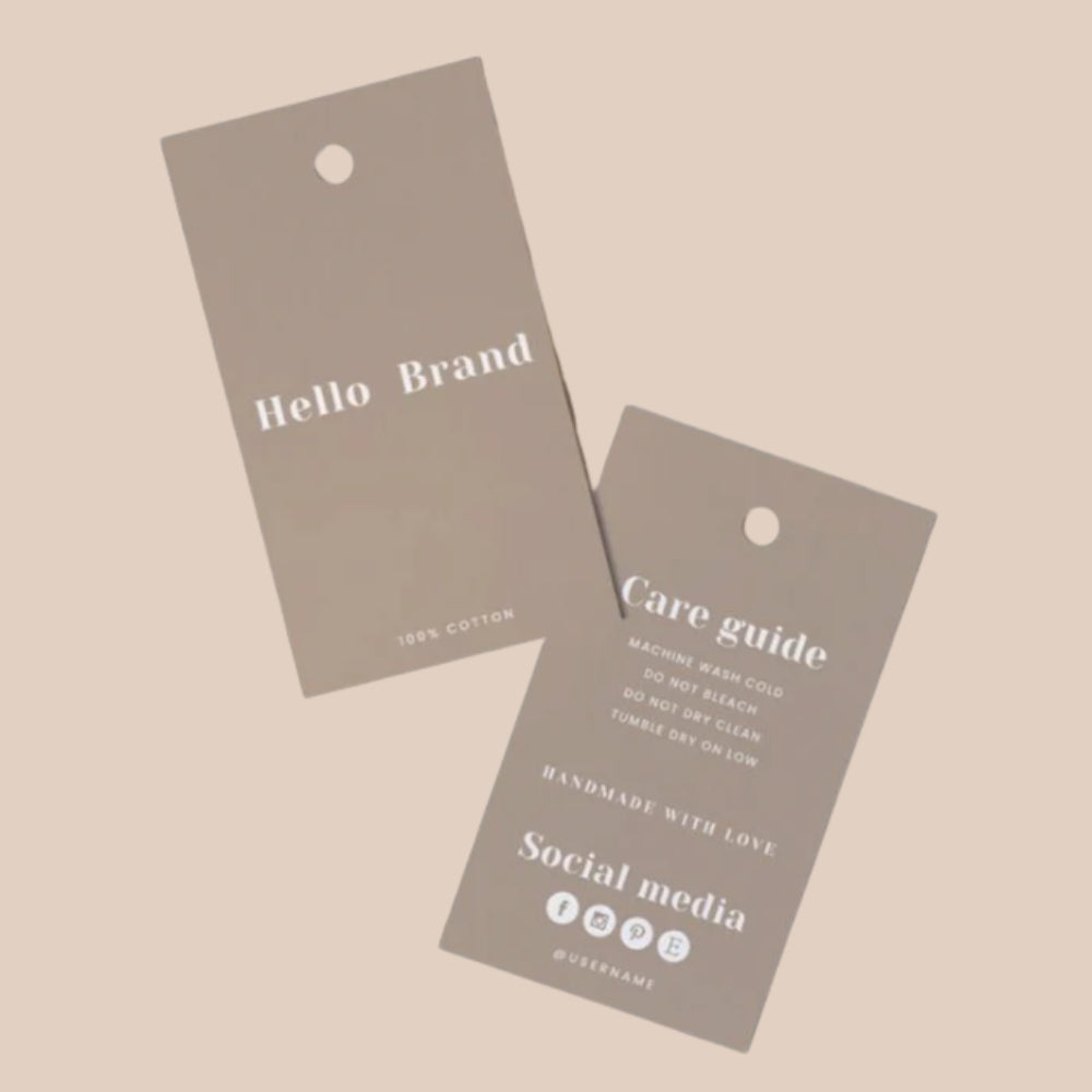 Etiqueta para ropa